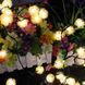 Садовая гирлянда на солнечной батарее Снежинка 5 метров 50led. Теплый-белый 1054819851 фото 1
