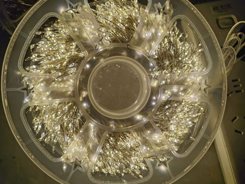 Гірлянда-нитка "Роса Хвойна Лапа" 50м (1500 LED)  30564 фото