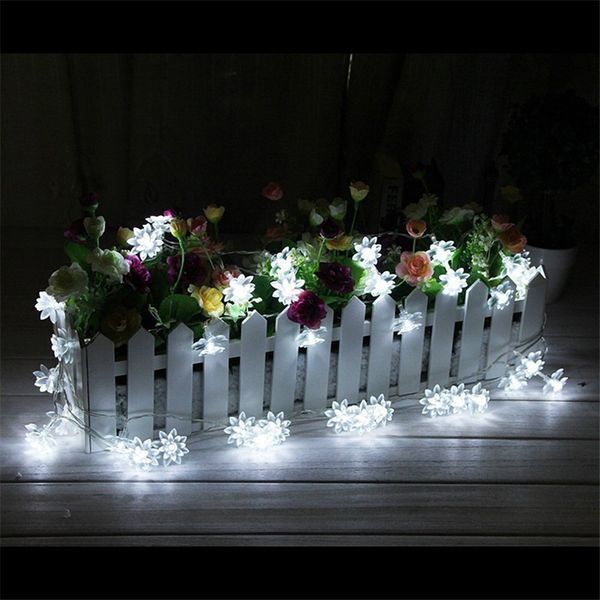 Новогодняя светодиодная гирлянда Лотос ( Белый ) 10м. 100ламп. 1065778490 фото