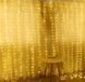 Гирлянда Штора Теплый-Белый на окно Роса . 3*3 м 300LED