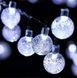 Хрустальные шарики 10м. 100led цвет.  Белый 12155468785 фото 1
