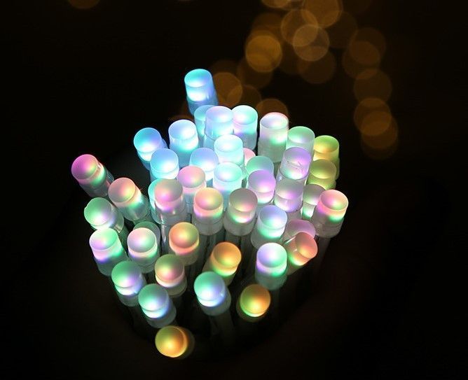 Светодиодная гирлянда RGB + пульт ДУ 5 метров 100led 220v 61818466 фото