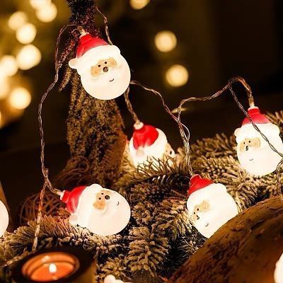 Гірлянда Санта Клаус 20Led  на батарейках 1338241488 фото