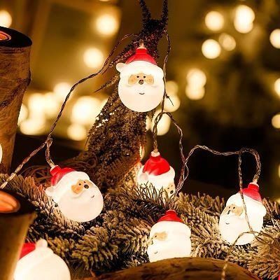 Гирлянда Санта Клаус 20Led USB или на батарейках 1338241488 фото