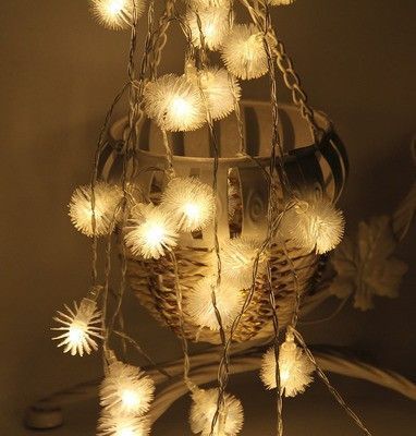 Новорічна гірлянда Сніжинка 10 м. 100 Led. колір Теплий Білий 25648515 фото