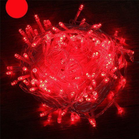 Новогодняя светодиодная гирлянда 10метров 100led. (Красный ) 1054819816 фото