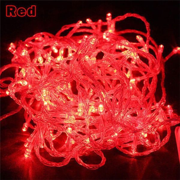 Новогодняя светодиодная гирлянда 10метров 100led. (Красный ) 1054819816 фото