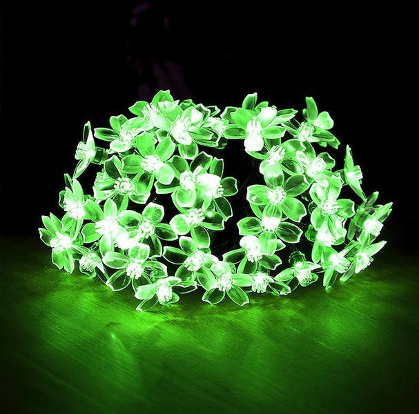 Гирлянда на солнечной батарее Сакура 100 LED цвет Зеленый 1850503873 фото