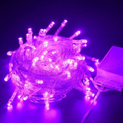 Новогодняя светодиодная гирлянда 10метров 100led. (Фиолетовый ) 1054819818 фото