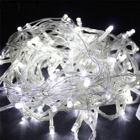 Новогодняя светодиодная гирлянда 10 метров 100led. ( Белый ) 1054819819 фото