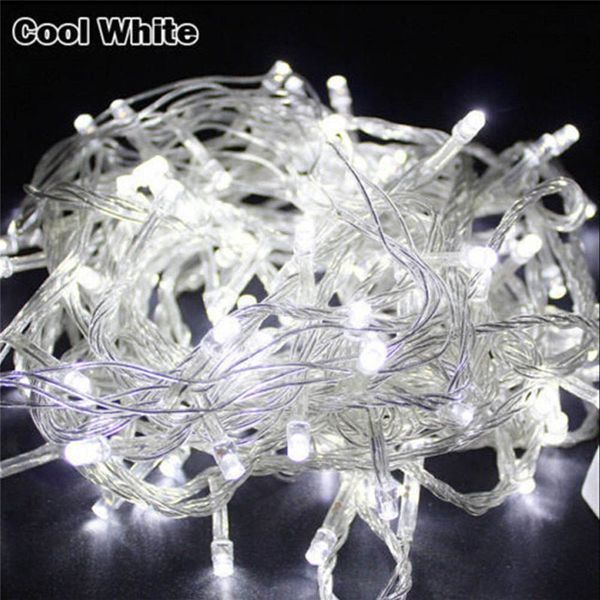 Новогодняя светодиодная гирлянда 10 метров 100led. ( Белый ) 1054819819 фото