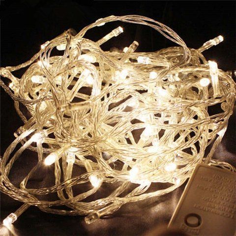 Новогодняя светодиодная гирлянда 10метров 100led. ( Теплый Белый ) 1054819820 фото