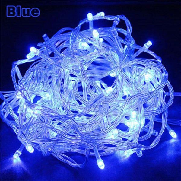 Новогодняя светодиодная гирлянда 10метров 100led.( Синий ) 1054819821 фото