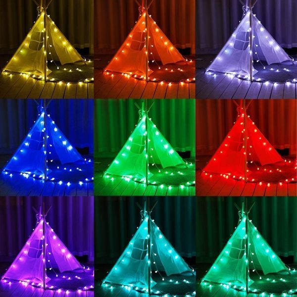 Святкова гірлянда RGB для новорічної ялинки та декору кімнати