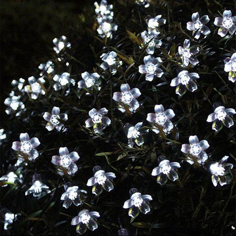 Гірлянда Сакура біла 30&ndash;200 LED на сонячній батареї