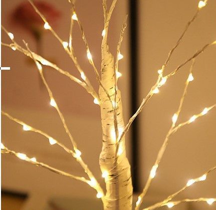 Дерево-гирлянда Береза. цвет свечения Теплый Белый. Высота 120см. 300 LED USB подключение 1837718945 фото