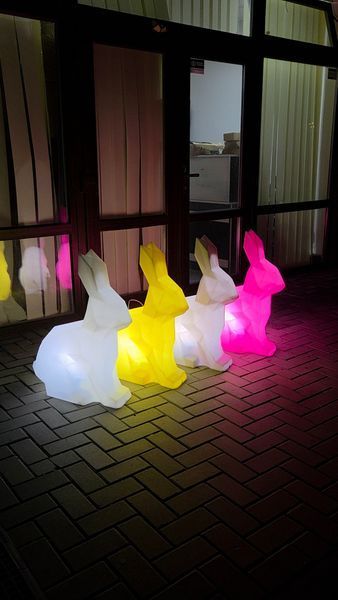 Светильник-Кролик LED (Custom Color) &ndash; Белый Высота 77см 1000263 фото