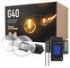 Вулична гірлянда з керуванням через Bluetooth 9м. 25 лампочок G40 220в. Лампочки у комплекті.