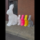 Светильник-Кролик LED (Custom Color) &ndash; Белый Высота 77см 1000263 фото 12