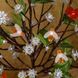 Светодиодное дерево Лотос. Белый силиконовый цветок, Красный цветок + Пчелки 1292593158 фото 4