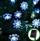 Гирлянда на солнечной батарее Лотос 4.5 метров 30led. Белый 1886603563 фото