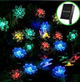 Садовая гирлянда Лотос на солнечной батарее 30LED 4.5м  Мультиколор 1886603663 фото