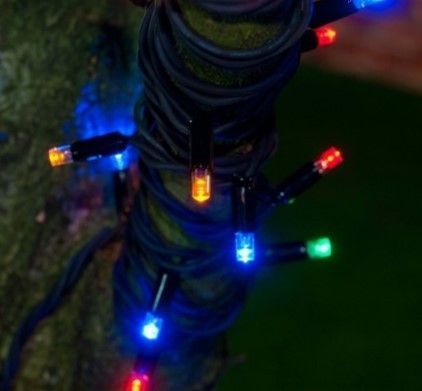 Вулична новорічна гірлянда довжина 10м. 100LED колір Різнокольоровий 1508743155 фото