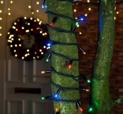 Вулична новорічна гірлянда довжина 10м. 100LED колір Різнокольоровий 1508743155 фото