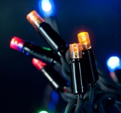 Вулична новорічна гірлянда довжина 10м. 100LED колір Різнокольоровий 1508743155 фото