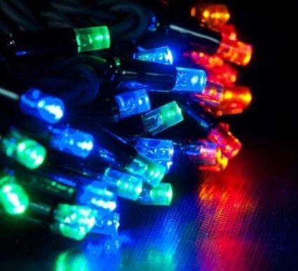 Вулична новорічна гірлянда довжина 10м. 100LED колір Різнокольоровий 1508743155 фото